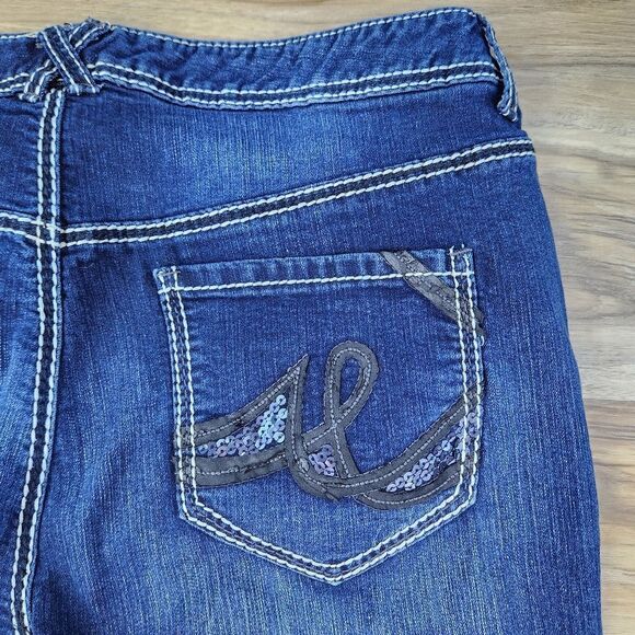 💇‍♀️Lane Bryant Bootcut Embellished Pocket Jeans Size 18 - Picture 7 of 10